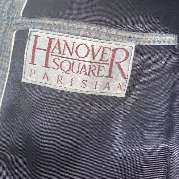 Hanover Square Parisian Men’s Vintage 2 Button Wool Sport Coat Jacket Blazer 42R - Picture 5 of 8